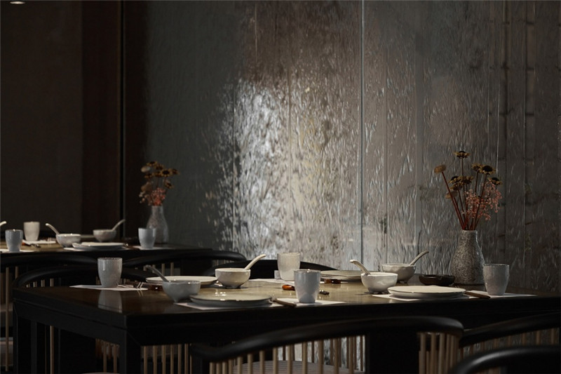 郑州勃朗设计推荐枯山水禅意中餐厅设计案例