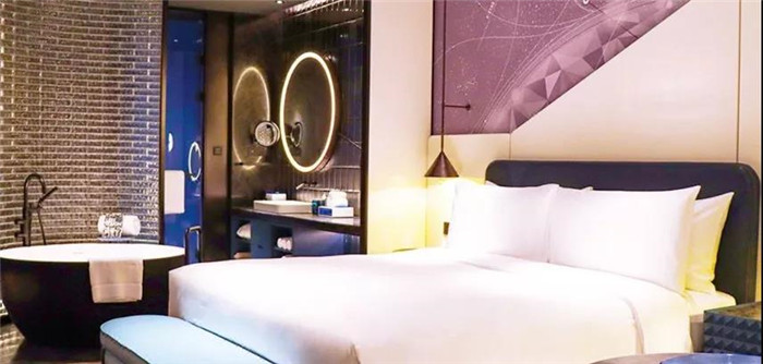 国内最贵W开业   长沙W酒店客房设计实景图