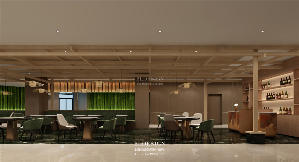 餐厅设计-鹤壁碧玉汤泉汗蒸生活馆设计方案效果图