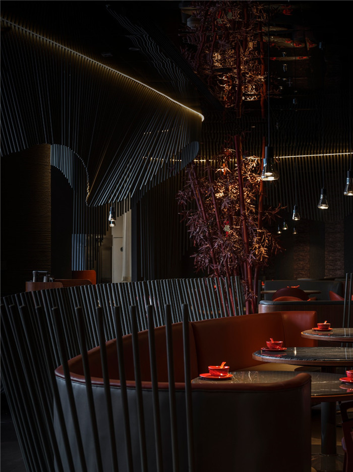 新式湖南菜餐厅  湘爱特色创意餐饮设计案例