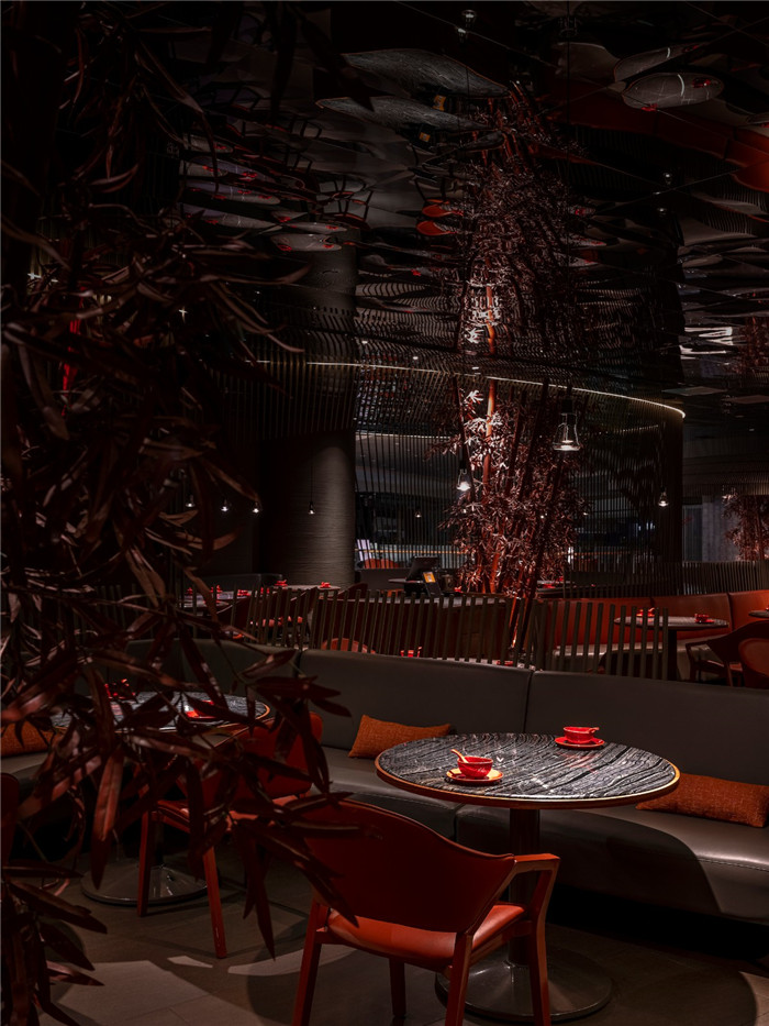 新式湖南菜餐厅  湘爱特色创意餐饮设计案例