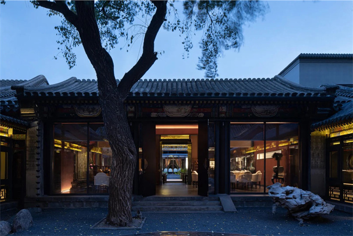 四合院改餐厅  北京和芳苑 · 吾味书院餐厅设计