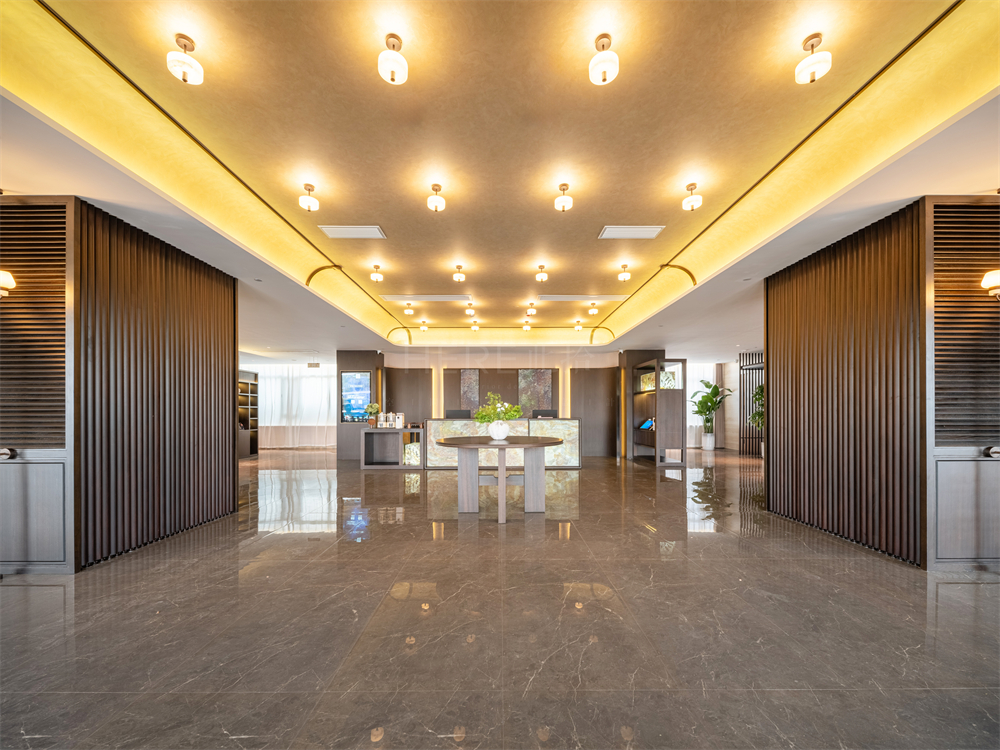 山东美豪丽致3.0酒店大堂装修设计案例落地实景