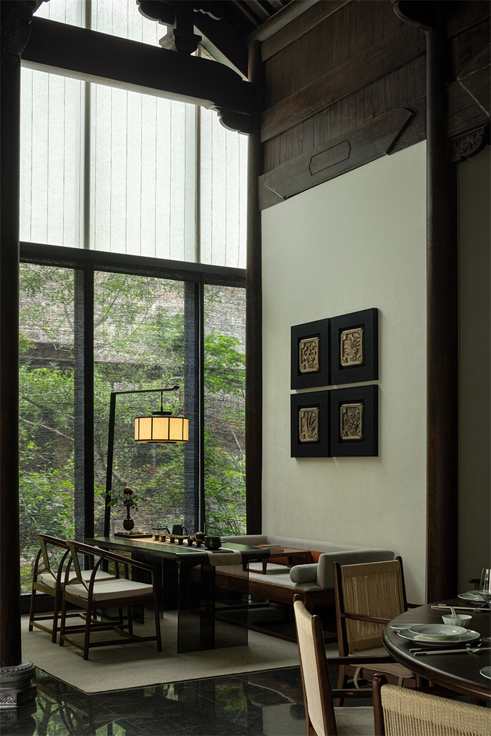 百年古建筑改造餐厅  合肥和园园林餐厅装修设计